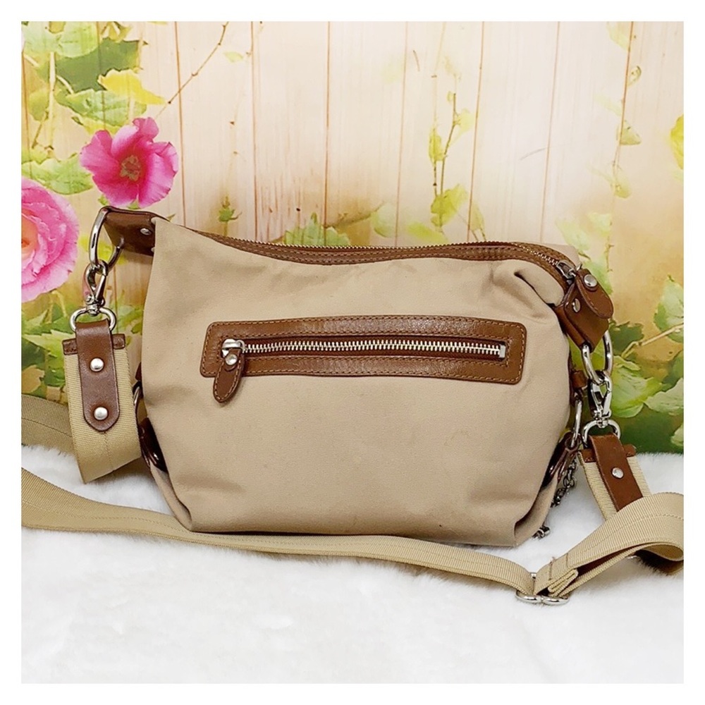 Authentic Burberry Canvas Crossbody Bag